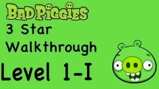 Bad Piggies - Bonus Level 1-I 3 Star Walkthrough Ground Hog Day | WikiGameGuides