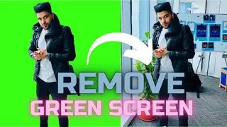 How to Remove Green screen | Green screen ko remove kesa kra