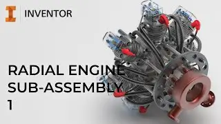Inventor 2021 | Radial Engine | Assembly 12
