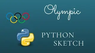 Olympic Logo With Python Turtle