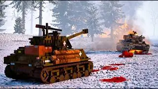 ⚔️ WW2 Tank Battle: Battle of the Bulge – Last German Offensive | Teardown