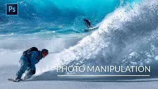 Part 1 -    Create a Snowboard vs Surfer Photo Manipulation in Photoshop