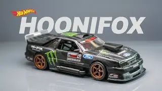 HOONIFOX Hot Wheels Custom -  Ken Block's Foxbody Mustang