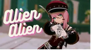 【MMD Genshin Impact】Charlotte - Alien Alien / エイリアンエイリアン