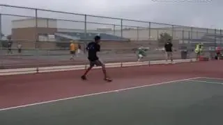 Novi's morning tennis practice. 