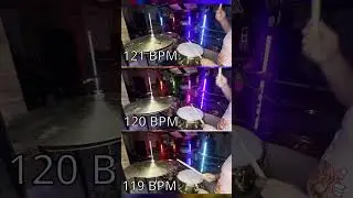 It’s crazy what a 1 BPM difference can make over time. ⏳⌛️⏳