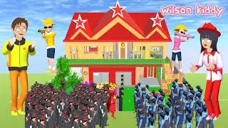 Pasukan Penyihir vs Polisi Koban 😱 Mio Jadi Penyihir Ubah Orang Jadi Witch | Sakura School