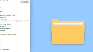 How to Create Animated Folder Icon by using Pure CSS and HTML - MR-CODE 2020