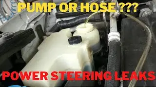 Power Steering Pump or High Pressure Hose [ 04 Nissan Murano Leaking Power Steering ]
