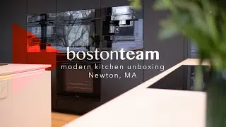 Unboxing Black and White Kitchen in Newton MA