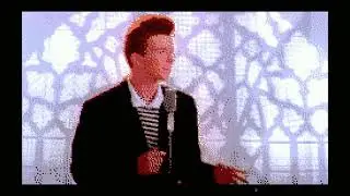 TIC-roll - Never Gonna Give You Up but it's on a TIC-80 fantasy console