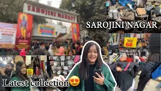 SAROJINI NAGAR Market Delhi | LATEST COLLECTION | Winter collection | Affordable shopping