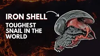 The Volcano Snail With an Iron Suit of Armor