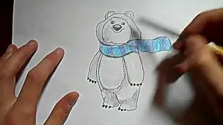 Видео: как нарисовать олимпийского мишку?
