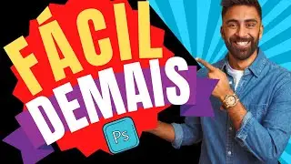 Como Colocar imagem dentro do texto No Photoshop