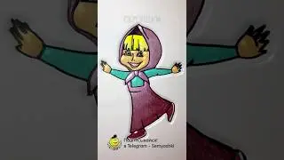 Рисунок Машеньки из Маши и Медведь 