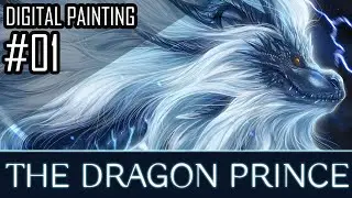 Digital Painting #01 - Thunder The Dragon King / The Dragon Prince / Echoes of Thunder Anthology