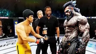 UFC 4 | Bruce Lee vs. Tattoo Brutal Warrior | EA Sports UFC 4