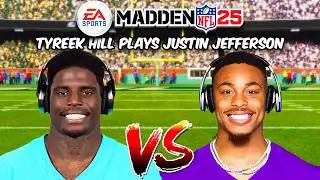 NFL WRS Play Madden 25 Justin Jefferson VS Tyreek Hill