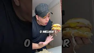 MONTEI O MELHOR LANCHE DO MÉQUI