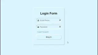 Neumorphism Login Form UI Design using HTML & CSS  @Web code Tutorials