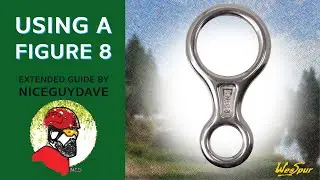 Using a figure 8 for descending the tree - WesSpur's Niceguydave demonstrates a classic tool