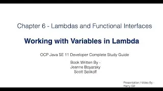 Lambda Part 03 - Variables scopes in Lambda Body  JavaCertification 1Z0-819