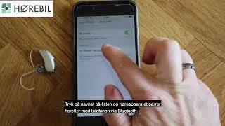 Iphone Bluetooth tilkobling til Phonak høreapparat