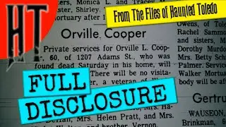 EVP: An Entity Tells Us His Name