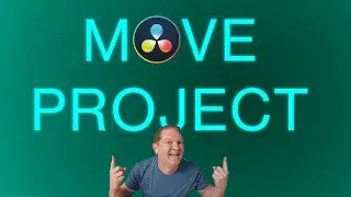 How to move a project to a parent folder in DaVinci Resolve