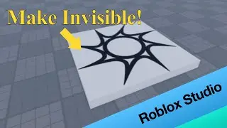 How to make an Invisible Spawn in Roblox Studio!