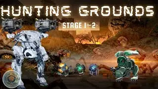 [WR]🔥Hunting Grounds w/ Curie Decay - Mk2 Gameplay (Stage1~Stage2) | War Robots F2P