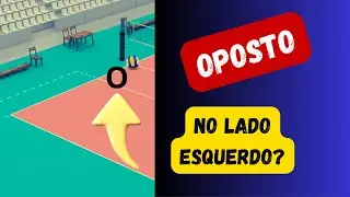 Oposto Atacando pelo Lado Esquerdo no Voleibol? #voleibol