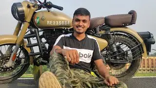 Royal Enfield BS6 Classic 350 Desert Storm | Maithon Dam | #Shorts