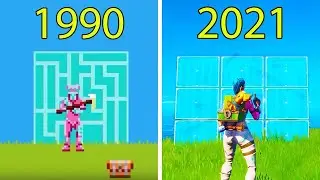 Evolution of Fortnite Battle Royale 1990 2021