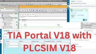 TIA Portal v18: Create your first program and run it in PLCSim v18