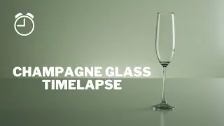Champagne glass 3D modeling Blender. Timelapse
