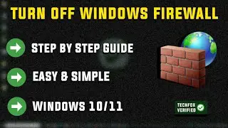 How to Turn Off Firewall in Windows 10 - Full Guide