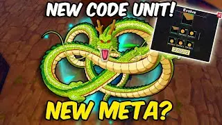 Showcase *NEW* Code Unit EVO *SHENRON* (ITS OP!) | Anime Last Stand | Roblox