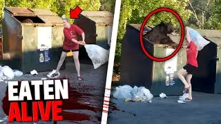 This Woman Was FATALLY MAULED By Bear Hiding in Dumpster!