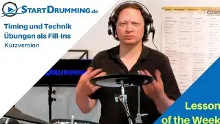 Schlagzeug lernen - Timing und Technik Übungen als Fill Ins - Kurzversion
