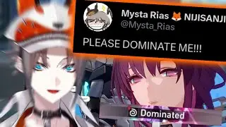 Mysta reaction meeting kafka again & chat being down bad | Honkai Star Rail