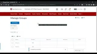 Brightspace: Create Self-Enroll Student Groups