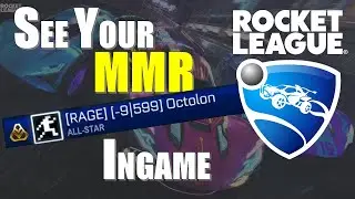 See your Rocket League MMR ingame with BakkesMod (PC - Steam+Epic)
