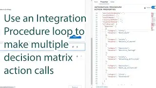 Use an Integration Procedure loop to make multiple decision matrix action calls