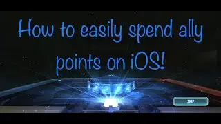 How to easily spend ally points on iOS!