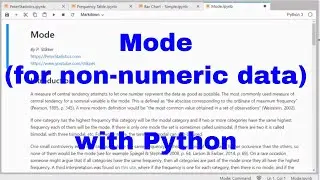 Python - Mode