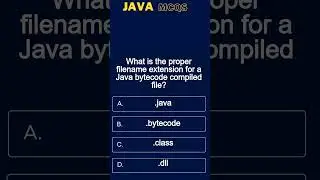 Java MCQs Java MCQs 5
