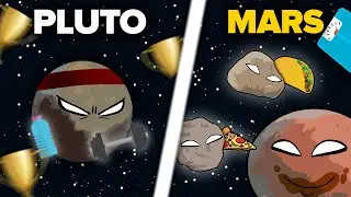 Comparison of Planet's Masses | Planetball Animation