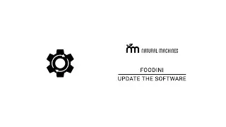 Update Foodini's Software